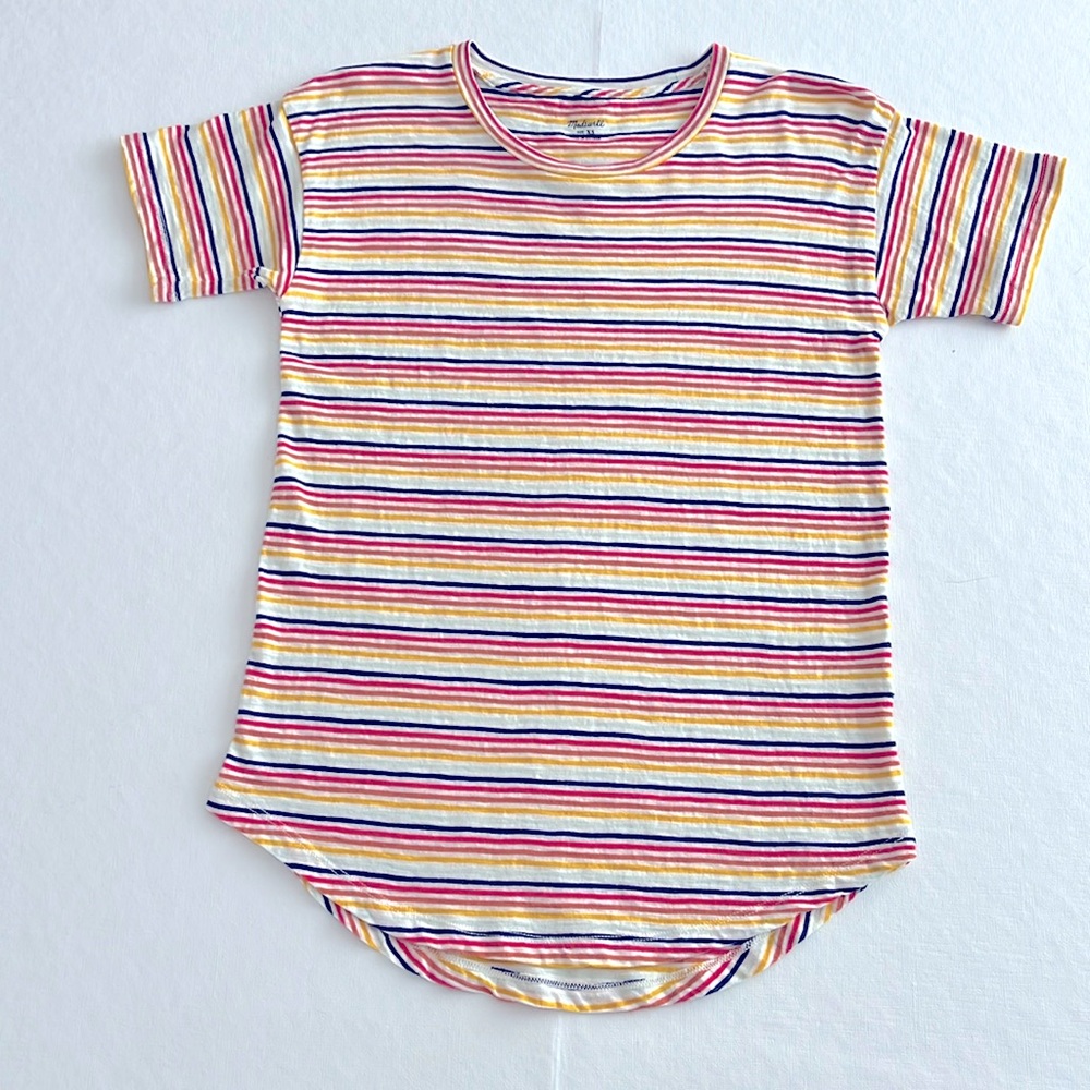 Madewell Colorful Striped Shirt, Size XS